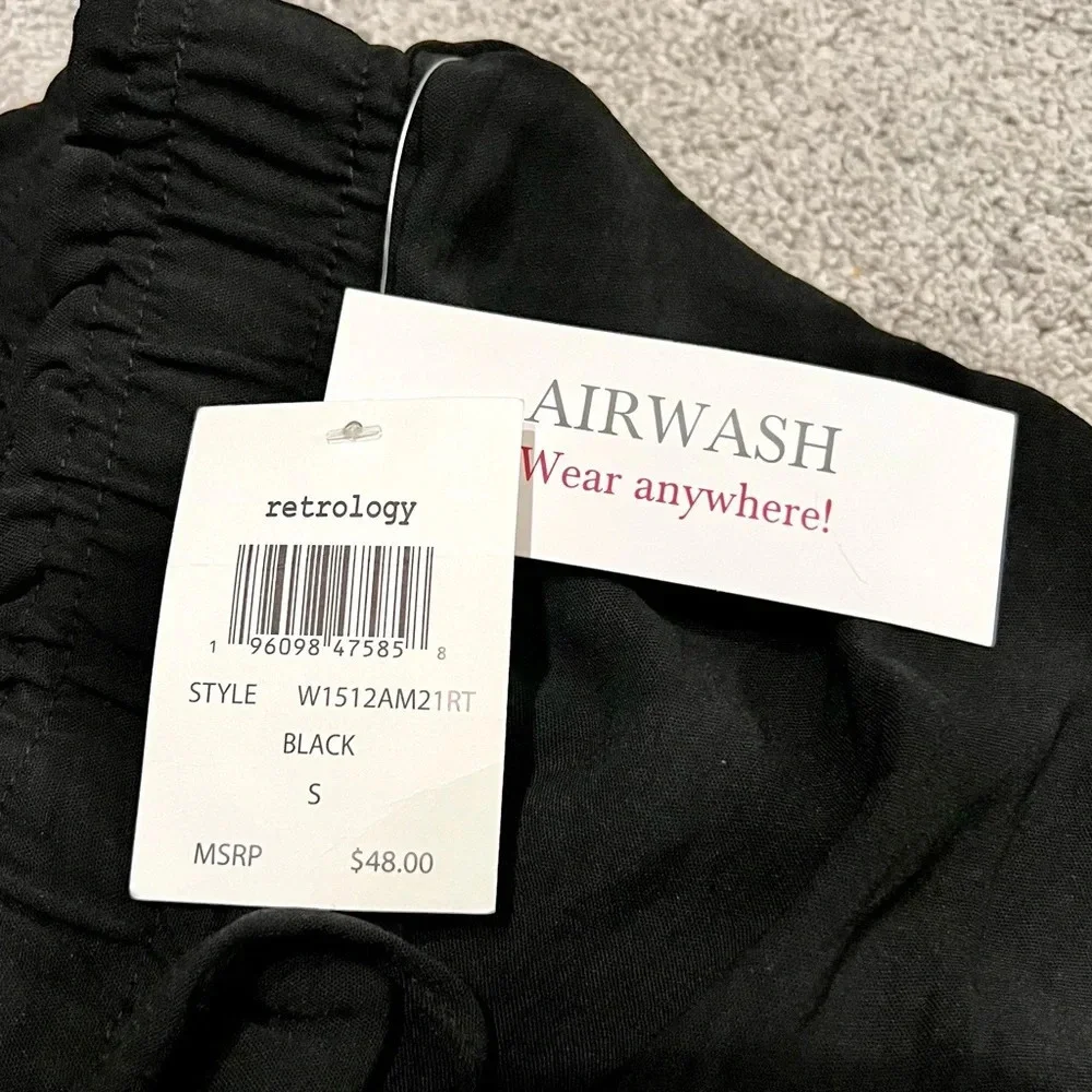 🎁 Retrology Super Comfy Black Casual Athletic Shorts Elastic Waistband Size S
